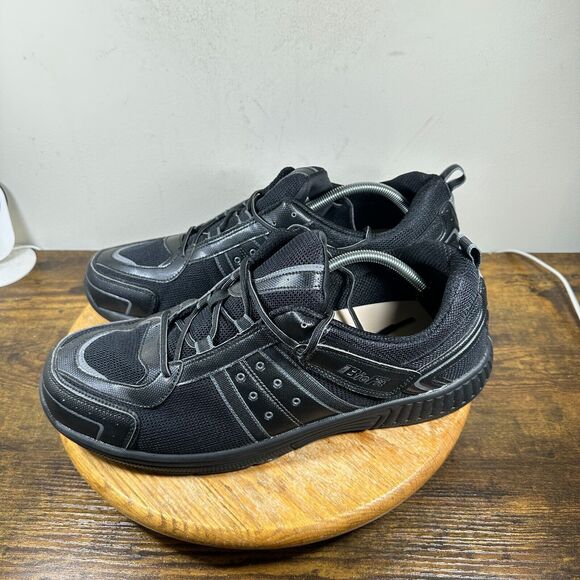 OrthoFeet BioFit 611 Black Walking Shoes Diabetic Sneakers Mens Size‎ 15 2E - Picture 3 of 8